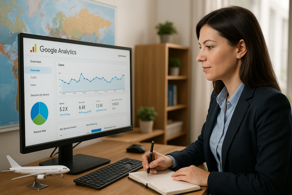 Google Analytics agencias de viajes