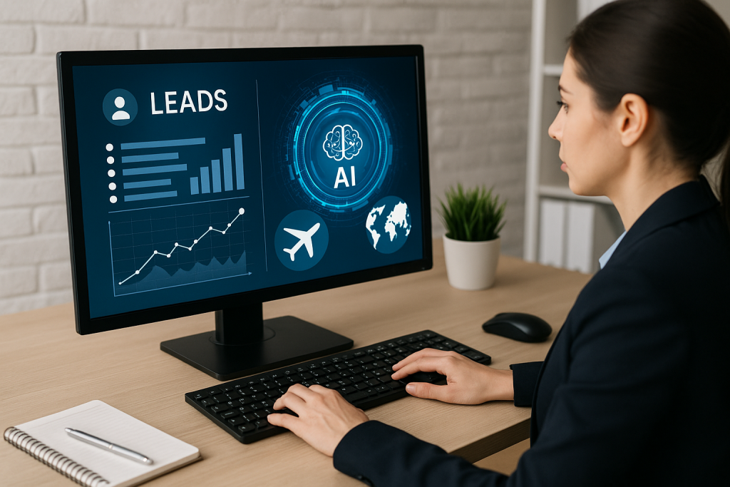 ia gestion leads agencias de viajes