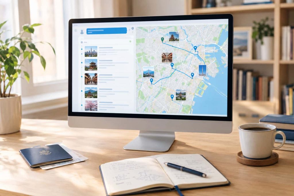 ChatGPT Mapas agencias de viajes
